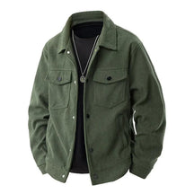 Veste d'Automne pour Hommes - Style Classique en Velours Côtelé