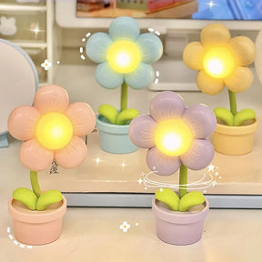 Lampe de Table Fleurie Élégante - Éclairage Doux et Ambiance Cosy