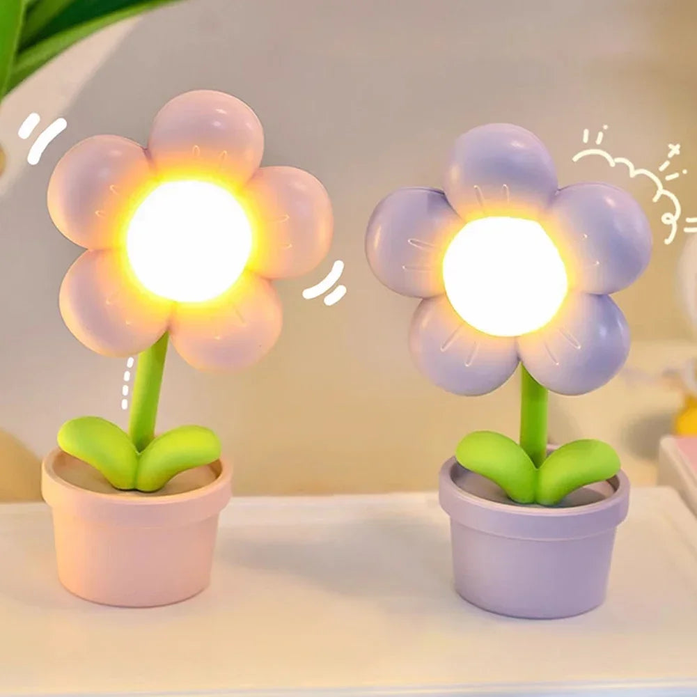 Lampe de Table Fleurie Élégante - Éclairage Doux et Ambiance Cosy