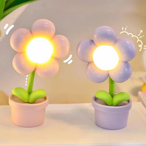 Lampe de Table Fleurie Élégante - Éclairage Doux et Ambiance Cosy
