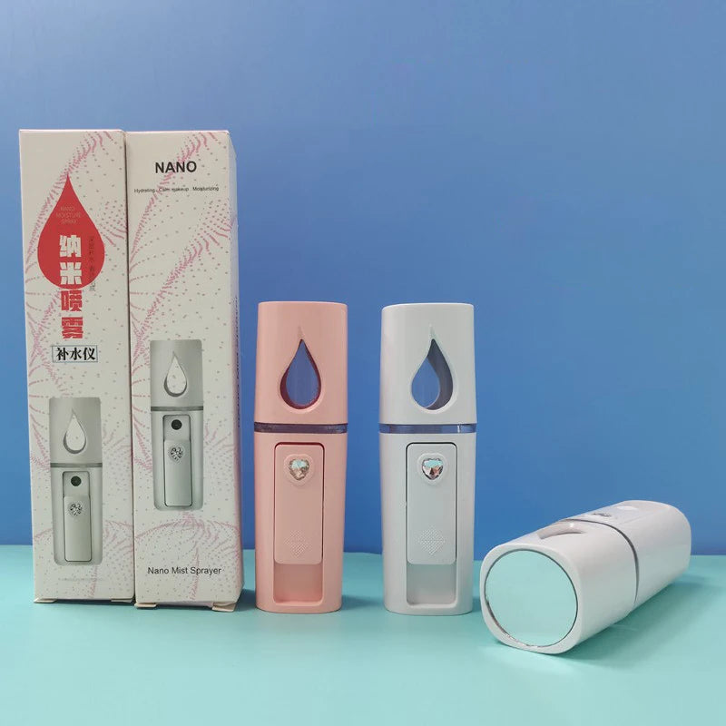 Vaporisateur Facial Nano Portable - Brume Hydratante Ultra-Fine et Compacte