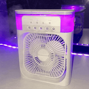 Ventilateur de Brume Glacée Portable - Refroidissement Rapide et Silencieux