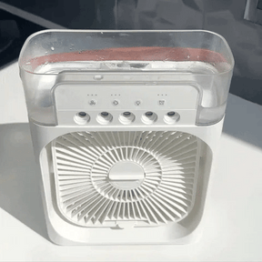 Ventilateur de Brume Glacée Portable - Refroidissement Rapide et Silencieux