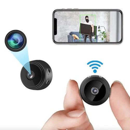 Caméra de Surveillance WiFi 1080P - Vision Nocturne et Détection de Mouvement