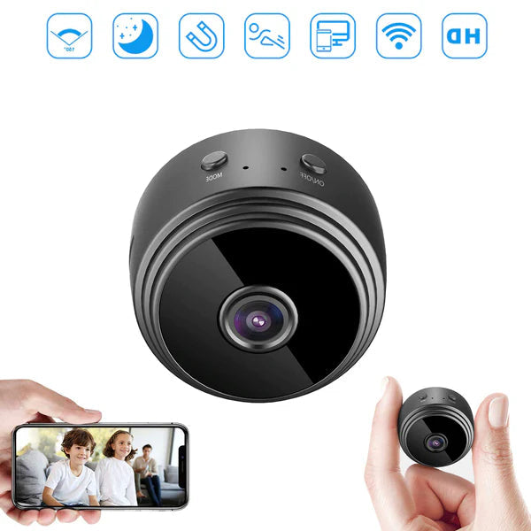 Caméra de Surveillance WiFi 1080P - Vision Nocturne et Détection de Mouvement