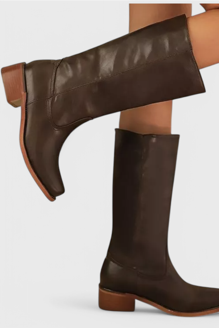 Bottes Montantes Élégantes pour Femmes - Confort Optimal et Style Polyvalent