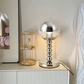 Lampe de Table Chrome Minimaliste - Design Élégant et Compact