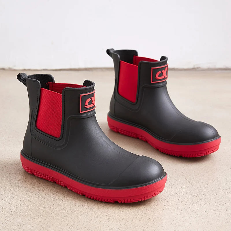 Bottes de Pluie Unisexes en Caoutchouc - Imperméables et Confortables pour Tous les Temps
