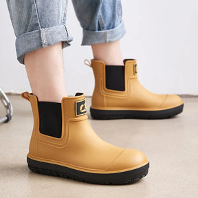 Bottes de Pluie Unisexes en Caoutchouc - Imperméables et Confortables pour Tous les Temps