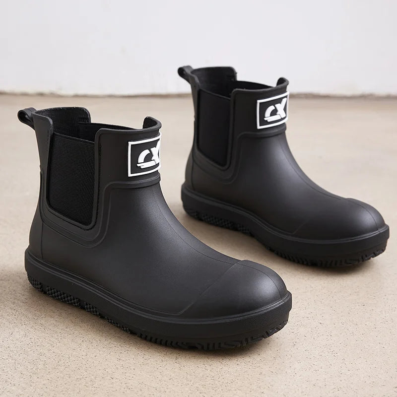 Bottes de Pluie Unisexes en Caoutchouc - Imperméables et Confortables pour Tous les Temps