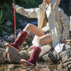 Bottes de Pluie Imperméables pour Femmes - Légères et Antidérapantes pour Aventures
