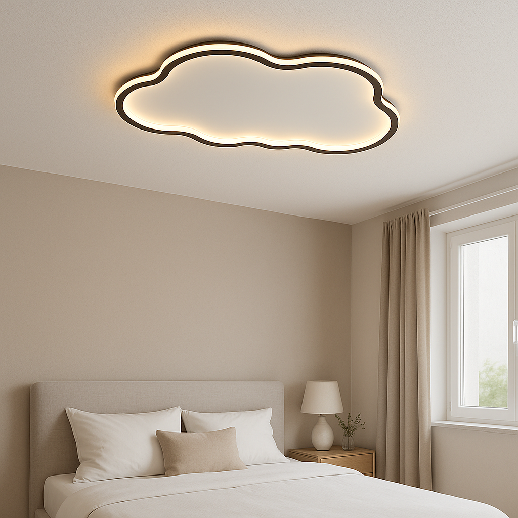 Lampe de Plafond Design Scandinave - Éclat Atmosphérique et Élégance Sereine