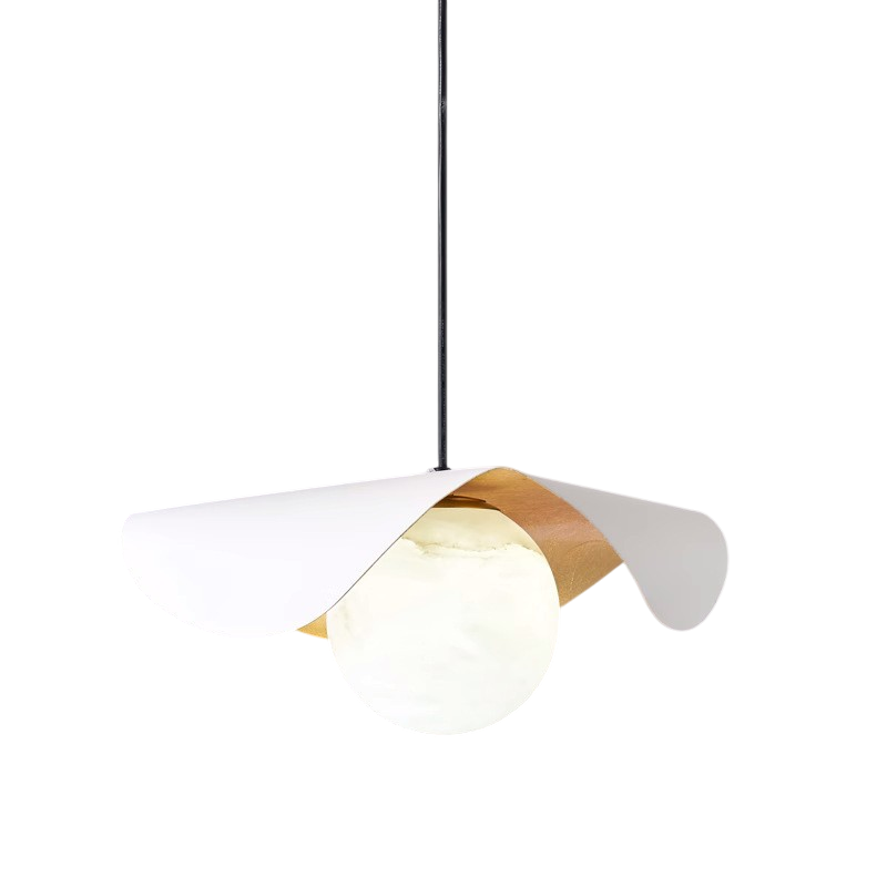 Suspension en Marbre Sphérique - Élégance Contemporaine pour Intérieur