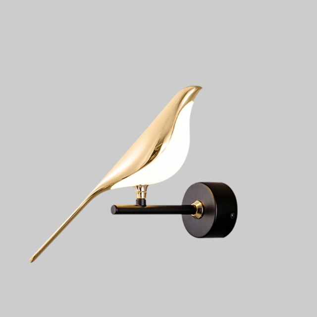 Applique Murale LED Oiseau Moderne - Éclairage Élégant et Énergétiquement Efficace