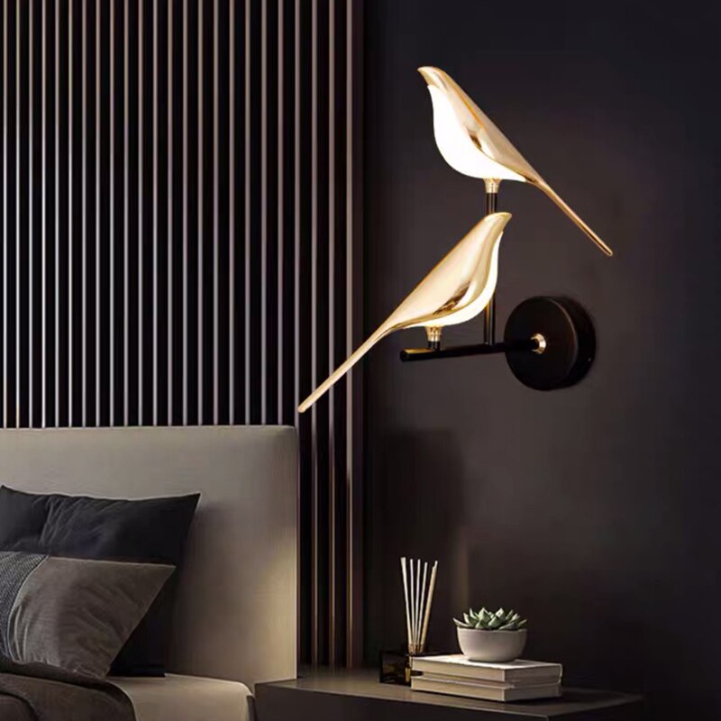 Applique Murale LED Oiseau Moderne - Éclairage Élégant et Énergétiquement Efficace