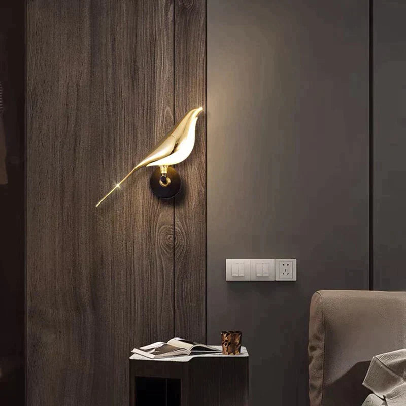 Applique Murale LED Oiseau Moderne - Éclairage Élégant et Énergétiquement Efficace