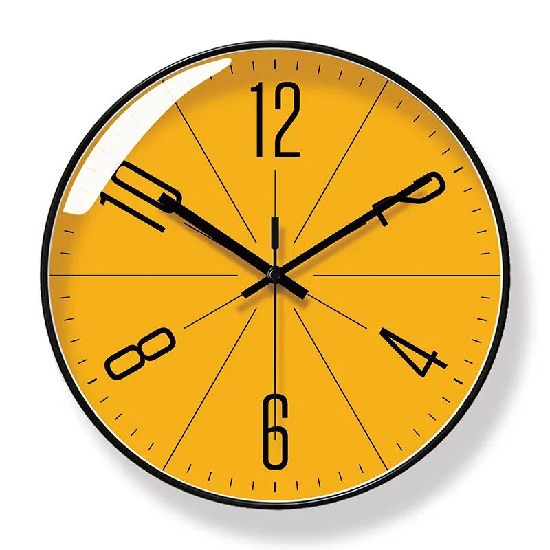 Horloge Murale Nordique Minimaliste - Élégante et Précise pour Décoration