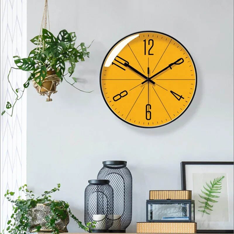 Horloge Murale Nordique Minimaliste - Élégante et Précise pour Décoration