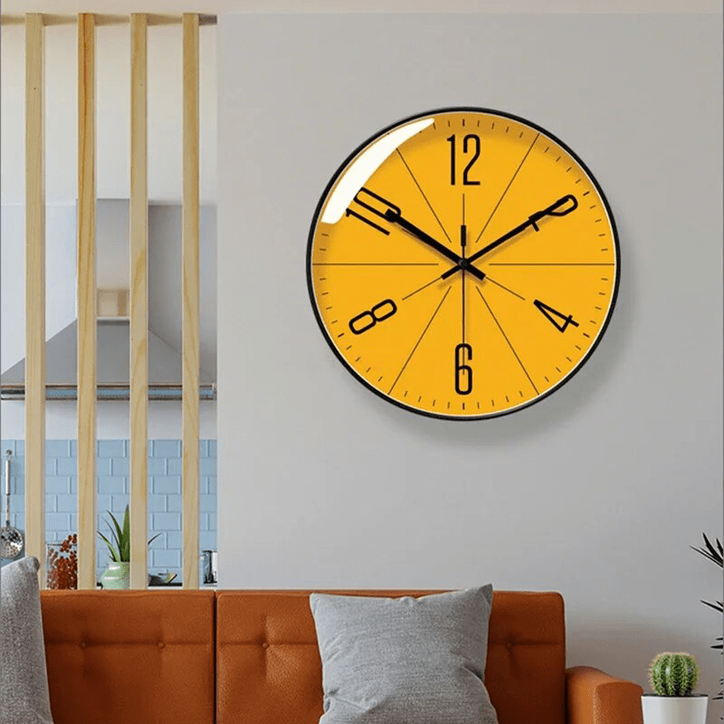 Horloge Murale Nordique Minimaliste - Élégante et Précise pour Décoration