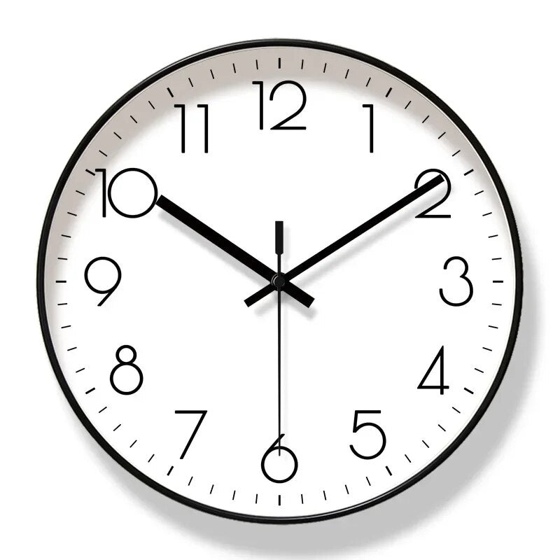 Horloge Murale Nordique Minimaliste - Élégante et Précise pour Décoration