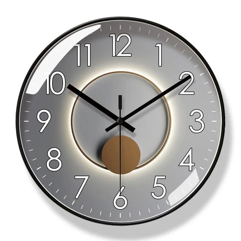 Horloge Murale Nordique Minimaliste - Élégante et Précise pour Décoration