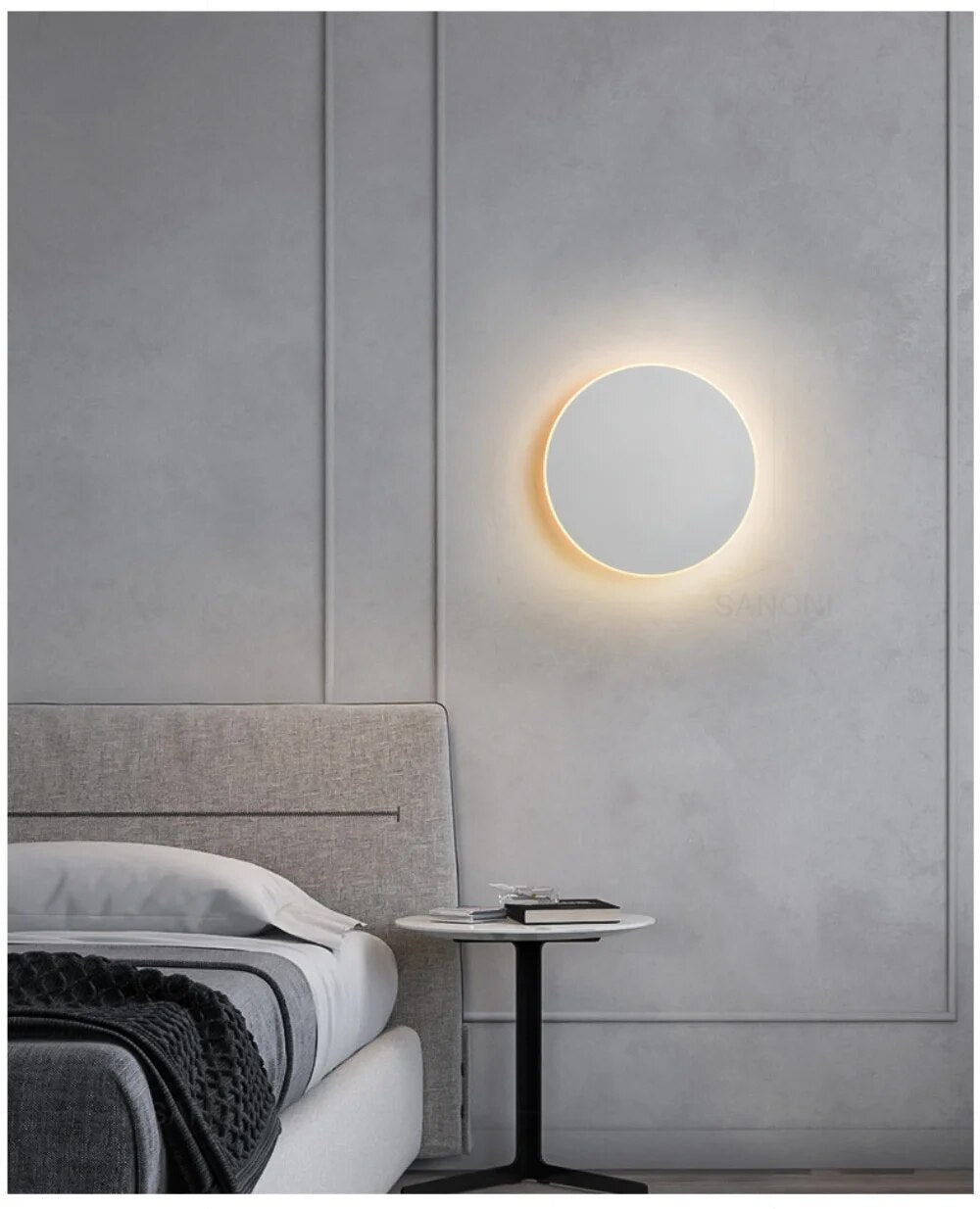 Applique Murale LED Circulaire - Design Élégant et Énergétiquement Efficace
