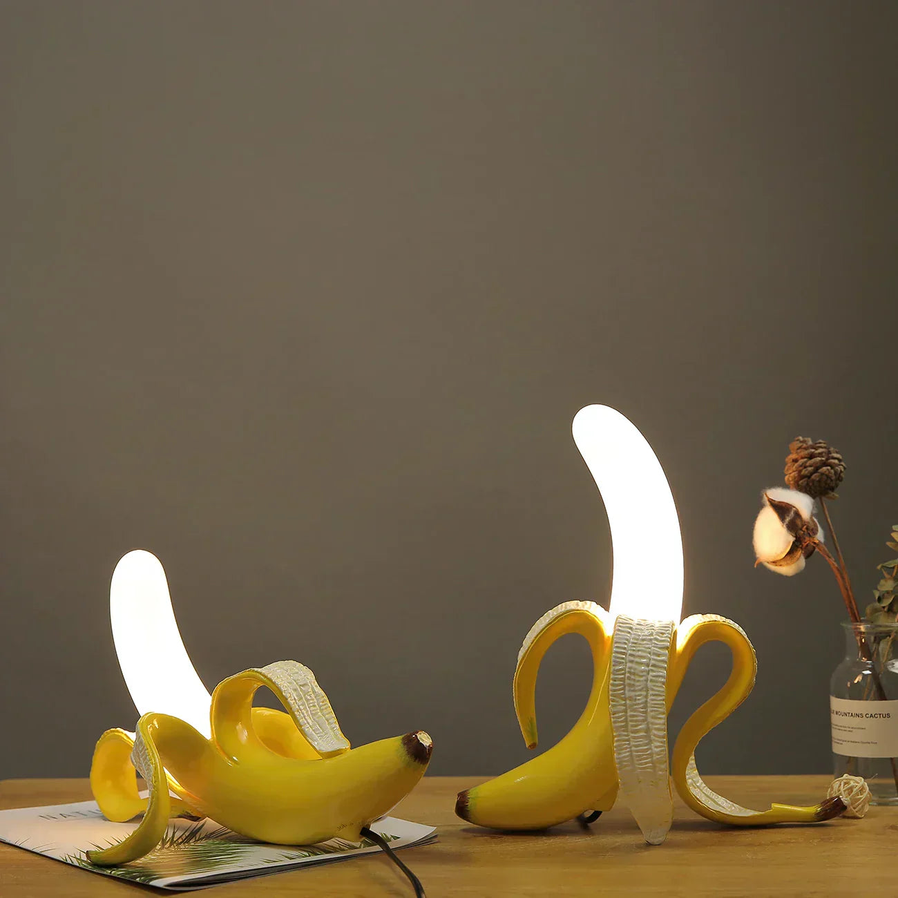 Lampe Banane Élégante pour Décoration - Ambiance Amusante et Créative