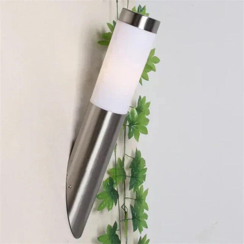 Lampe Murale Extérieure en Acier Inoxydable - Résistante aux Intempéries avec Éclairage LED