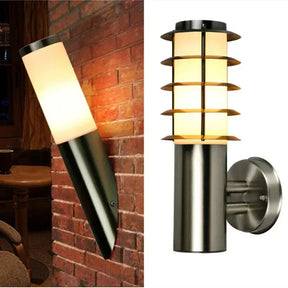 Lampe Murale Extérieure en Acier Inoxydable - Résistante aux Intempéries avec Éclairage LED