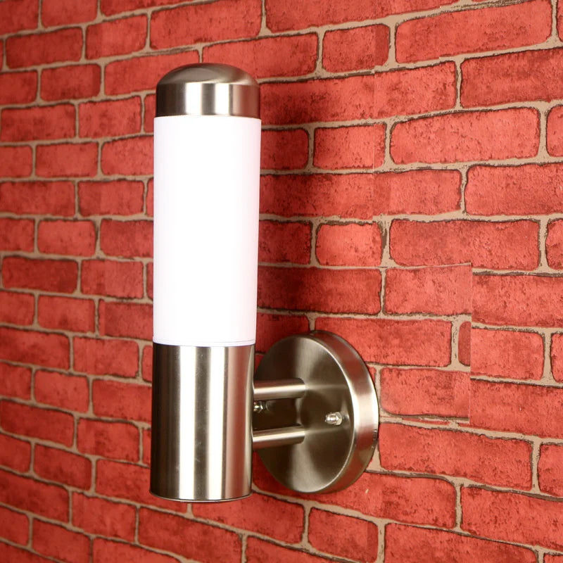 Lampe Murale Extérieure en Acier Inoxydable - Résistante aux Intempéries avec Éclairage LED