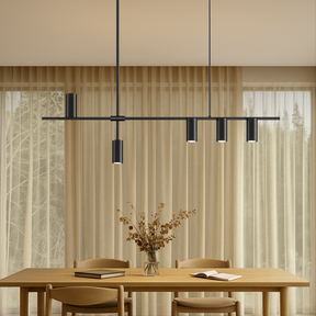 Lampe de Plafond Minimaliste Noire - Éclairage Élégant et Dimmable
