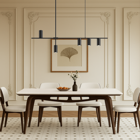 Lampe de Plafond Minimaliste Noire - Éclairage Élégant et Dimmable