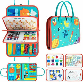 Livre Éducatif Montessori pour Enfants - Outil d'Apprentissage Interactif en Feutre
