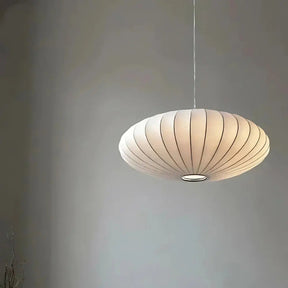 Luminaire Suspendu Japandi Moderne - Éclairage Doux et Ambiant en Soie