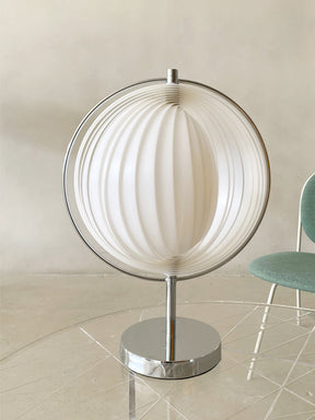 Lampe de Bureau Chrome Élégante - Design Rotatif et Ambiance Raffinée