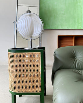 Lampe de Bureau Chrome Élégante - Design Rotatif et Ambiance Raffinée