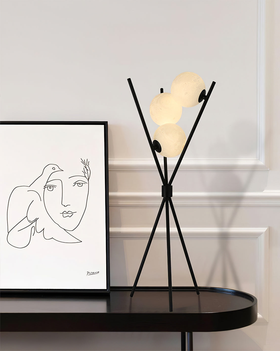 Lampe de Table Élégante en Métal - Design Raffiné et Pratique pour Intérieur