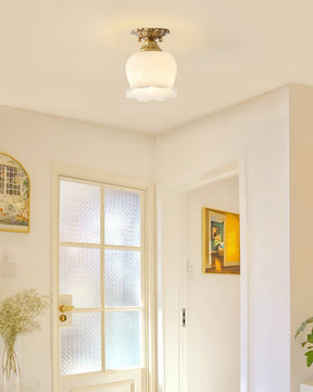Éclairage de Plafond en Résine - Ambiance Chaleureuse et Élégante