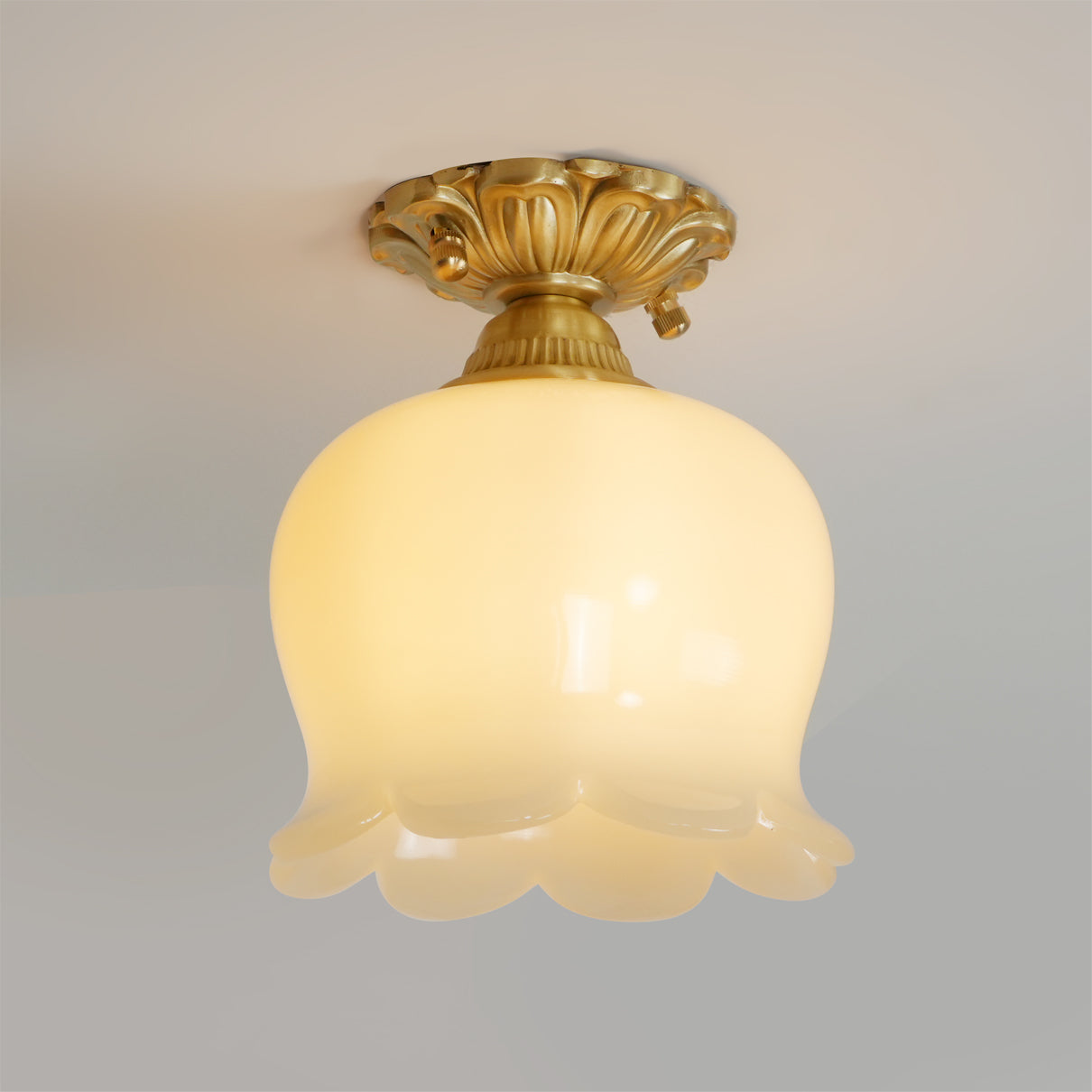 Éclairage de Plafond en Résine - Ambiance Chaleureuse et Élégante