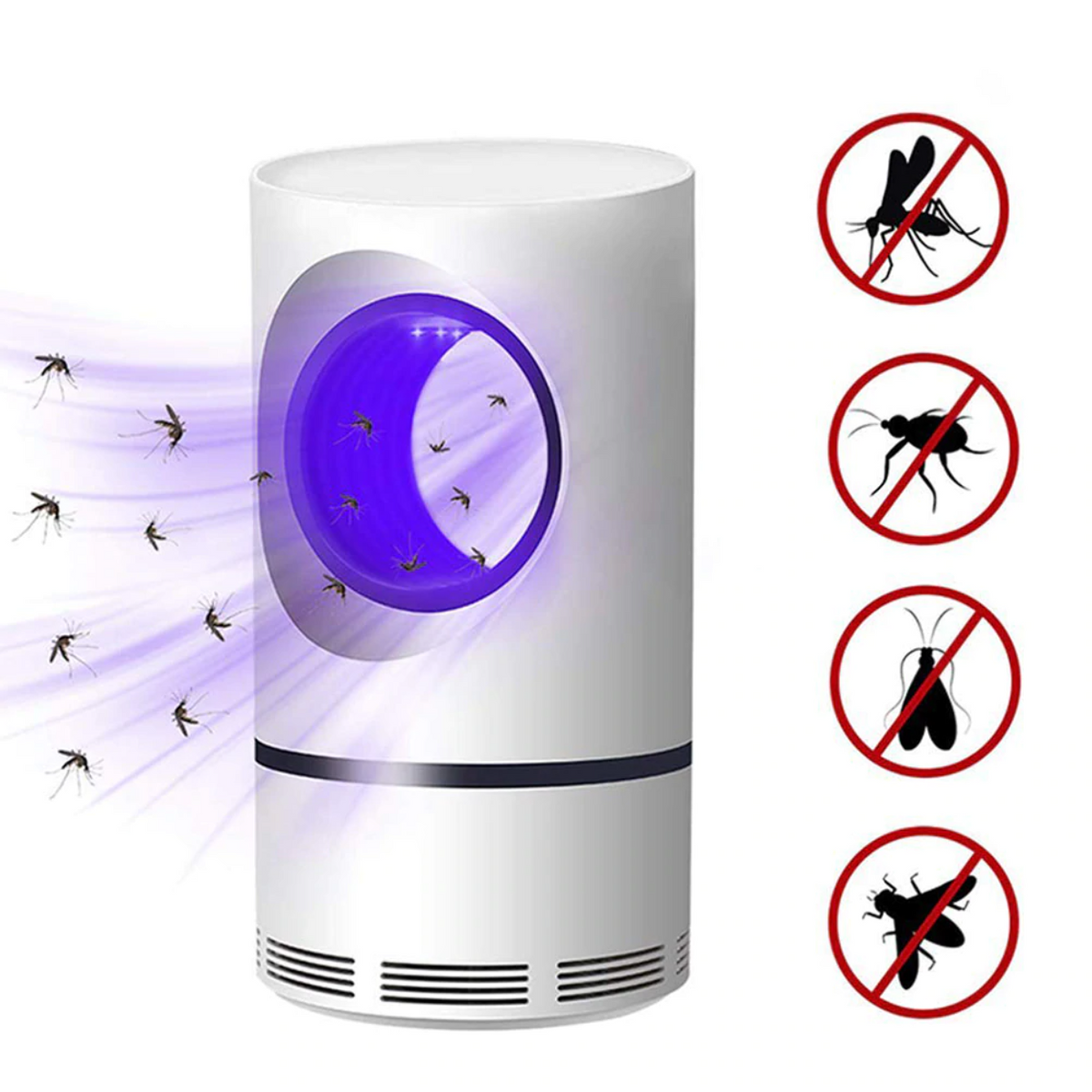 Lampe Anti-Moustiques UV - Solution Silencieuse et Écologique