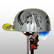 Casque de Moto Baseball Certifié - Style Élégant et Sécurité Optimale