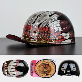 Casque de Moto Baseball Certifié - Style Élégant et Sécurité Optimale