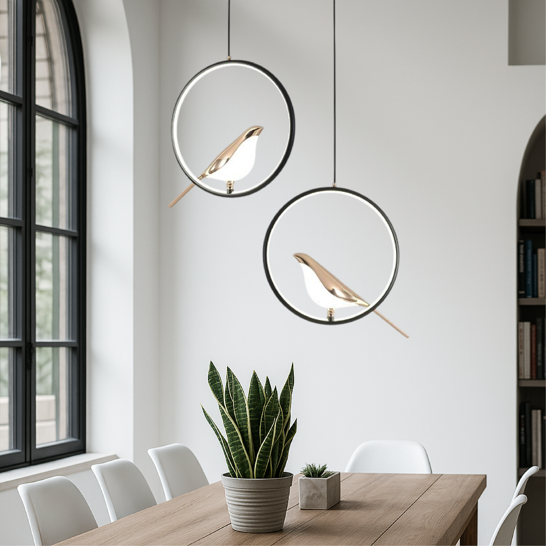Lampe Suspendue Contemporaine pour Salle à Manger - Design Élégant et Réglable
