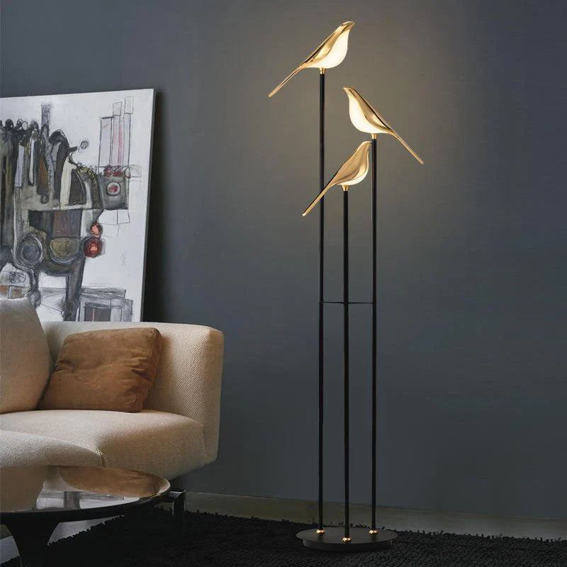Lampe de Sol Moderne Minimaliste - Design Sculptural et Élégant