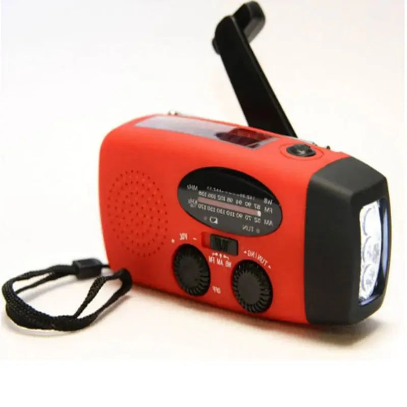 Radio d'Urgence Multifonctionnelle - Alertes Météo et Chargeur Intégré