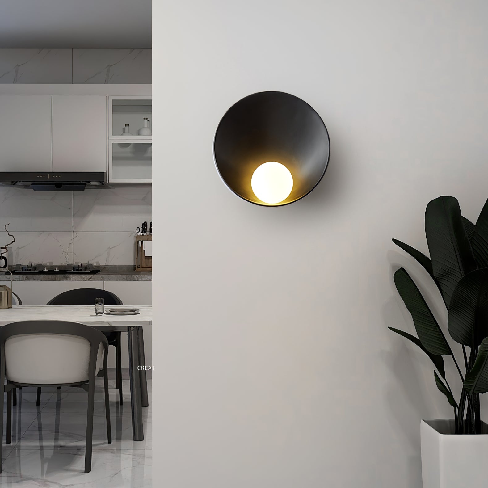 Applique Murale Nordique LED - Design Scandinave et Économie d'Énergie