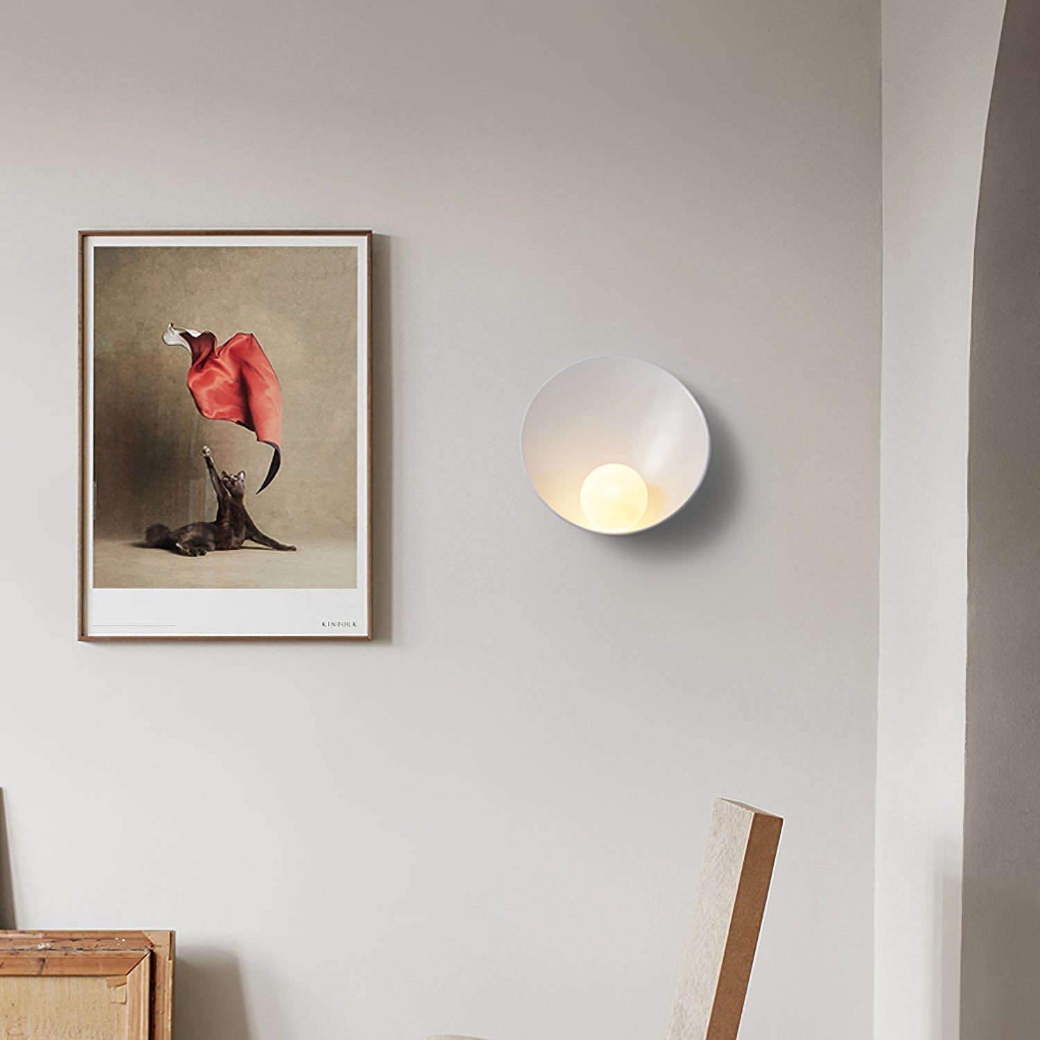 Applique Murale Nordique LED - Design Scandinave et Économie d'Énergie