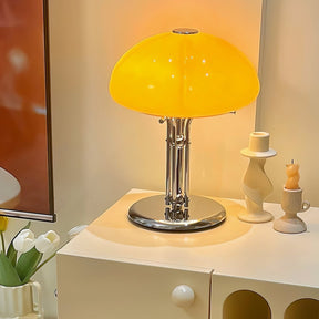 Lampe de Table Bauhaus - Éclairage Ambre et Design Élégant