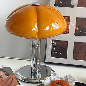 Lampe de Table Bauhaus - Éclairage Ambre et Design Élégant