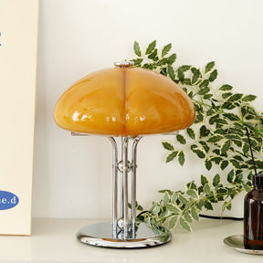Lampe de Table Bauhaus - Éclairage Ambre et Design Élégant